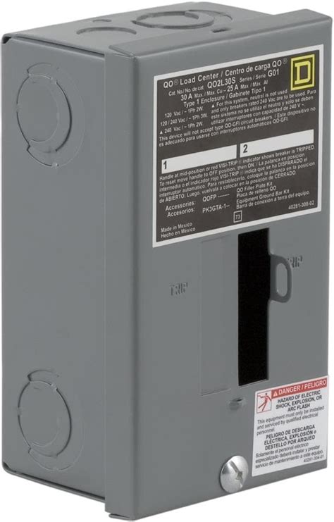 difference between 20 amp and 30 amp junction box|single 30 amp breaker box.